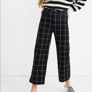 Emmett wide-leg crop pants
